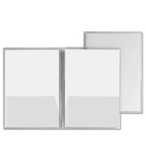 Cartella con doppia tasca Capri 69/T2 - A4 - PVC - trasparente liscio - Sei Rota - conf. 5 pezzi