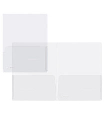 Cartella con doppia tasca Full - A4 - PP - trasparente - King Mec