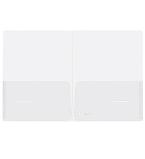 Cartella con doppia tasca Full - A4 - PP - trasparente - King Mec