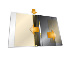 Cartellina ad aghi Duraplus - A4 - PP - nero - Durable