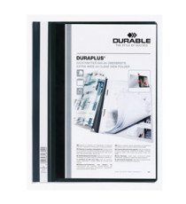Cartellina ad aghi Duraplus - A4 - PP - nero - Durable