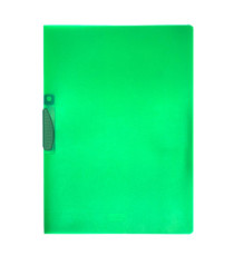 Cartellina con molla Clipper - A4 - PP - trasparente verde - Fellowes