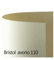 Cartoncino Bristol Color - 70 x 100 cm - 200 gr - avorio 110 - Favini - blister 10 fogli