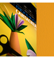 Cartoncino CartaCrea - 35 x 50 cm - 220 gr - aragosta - Fabriano - blister 10 fogli