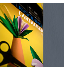 Cartoncino CartaCrea - 35 x 50 cm - 220 gr - ferro - Fabriano -  blister 10 fogli