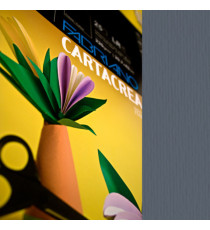 Cartoncino CartaCrea - 35 x 50 cm - 220 gr - ferro - Fabriano -  blister 10 fogli