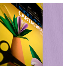Cartoncino CartaCrea - 35 x 50 cm - 220 gr - violetto - Fabriano -  blister 10 fogli