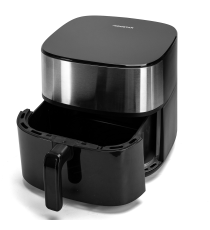 Friggitrice ad aria da 8 litri 2000W, touch screen, Doppio sistema di riscaldamento superiore e inferiore, con cestello Aigostar