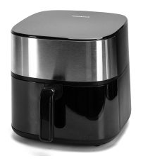 Friggitrice ad aria da 8 litri 2000W, touch screen, Doppio sistema di riscaldamento superiore e inferiore, con cestello Aigostar