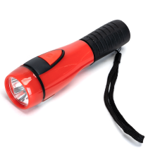 Torcia led rossa a batteria 0.25W 23 lumen 6500K luce fredda 42xH151mm IP20 Distanza massima: 21metri