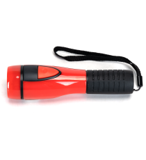 Torcia led rossa a batteria 0.25W 23 lumen 6500K luce fredda 42xH151mm IP20 Distanza massima: 21metri