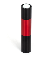 Torcia led rossa e nera a batteria 0.50W 47 lumen 6500K luce fredda 19.5xH94.5mm IP20 Distanza massima: 86metri