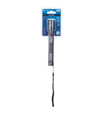 Torcia led grigia a batteria 2W 213 lumen 6500K luce fredda 28xH180mm IP20 Distanza massima: 174 metri