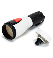 Torcia led bianca a batteria 0.25W 40 lumen 6500K luce fredda 57xH194mm IP20 Distanza massima: 40 metri