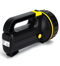 Torcia led nera a batteria 1W 95 lumen 6500K luce fredda L110xW125xH196mm IP20 Distanza massima: 130 metri