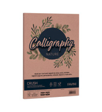 Carta Calligraphy Nature Crush - A4 - 250 gr - mandorla - Favini - conf. 50 fogli