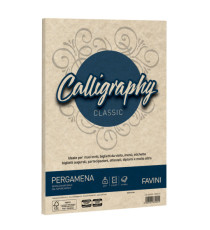 Carta Calligraphy Pergamena - A4 - 90 gr - sabbia 02 - Favini - conf. 50 fogli