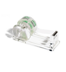 Dispenser da tavolo - per nastri adesivi 33 m - trasparente - Lebez