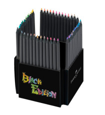 Matite colorate triangolare Black Edition - colori assortiti - Faber-Castell - conf. 50 pezzi