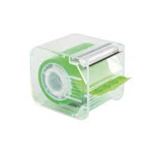 Nastro adesivo con dispenser Memograph - 50 mm x 10 m - PVC - verde - Eurocel