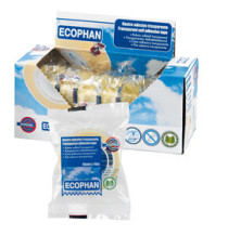 Nastro adesivo Ecophan - confezionato singolarmente - 15 mm x 10 m - acrilico - trasparente - Eurocel