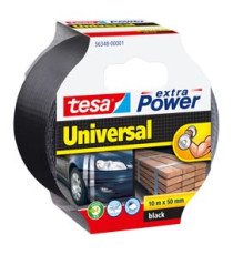 Nastro adesivo Extra Power Universal - 50 mm x 10 m - tela plastificata - nero - Tesa