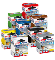 Nastro adesivo telato XP Perfect - 38 mm x 2,7 m - tela plastificata - bianco - Tesa