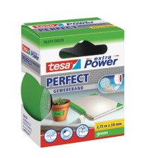 Nastro adesivo telato XP Perfect - 38 mm x 2,7 m - tela plastificata - verde - Tesa