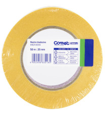 Nastro biadesivo - 25 mm x 50 m - PP - trasparente - Comet