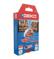 Nastro biadesivo EXTREME Mister Attach - 19 mm x 1,5 m - LDPE/acrilico - grigio/rosso - Geko