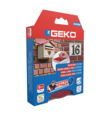 Nastro biadesivo OUTDOOR Mister Attach - 19 mm x 5 m - PP - grigio/rosso - Geko