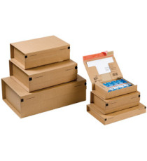 Scatola CP 067 - per spedizioni - A4+ - 33 x 29 x 12 cm - cartone - avana - ColomPac