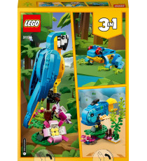 Lego Creator 3in1 - Pappagallo esotico - Lego 31136 si trasforma in una rana o in un pesce Anni 9+ 253pz