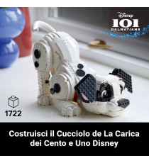 Lego Disney - Cucciolo de La carica dei cento e uno - Lego 43269 si trasforma in 6 cani diversi, testa rotanti Anni 18+ 1722pz