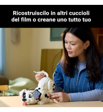Lego Disney - Cucciolo de La carica dei cento e uno - Lego 43269 si trasforma in 6 cani diversi, testa rotanti Anni 18+ 1722pz