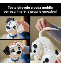 Lego Disney - Cucciolo de La carica dei cento e uno - Lego 43269 si trasforma in 6 cani diversi, testa rotanti Anni 18+ 1722pz