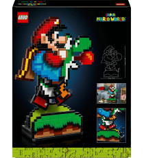 Lego Super Mario - Super Mario World™: Mario e Yoshi - Lego 71438 Pixelati con Funzioni Mobili Anni 18+ 1215pz