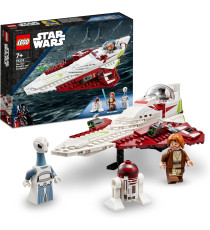 Lego Star Wars - Jedi Starfighter™ di Obi-Wan Kenobi - Lego 75333 attacco dei cloni con Spada Laser Anni 7+ 282pz