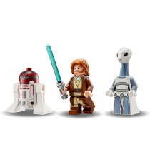 Lego Star Wars - Jedi Starfighter™ di Obi-Wan Kenobi - Lego 75333 attacco dei cloni con Spada Laser Anni 7+ 282pz