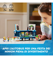 Lego Minions Cattivissimo me 4 - Il Party Bus musicale dei Minions - Lego 75581 Anni 7+ 379pz