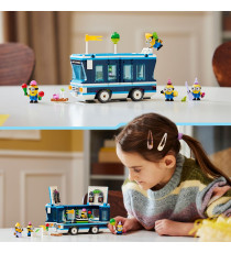 Lego Minions Cattivissimo me 4 - Il Party Bus musicale dei Minions - Lego 75581 Anni 7+ 379pz