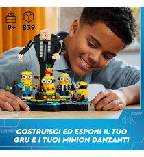 Lego Minions Cattivissimo me 4 - Gru e Minions in mattoncini - Lego 75582 Anni 9+ 839pz