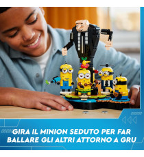 Lego Minions Cattivissimo me 4 - Gru e Minions in mattoncini - Lego 75582 Anni 9+ 839pz