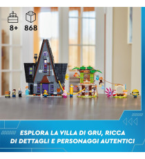 Lego Minions Cattivissimo me 4 - I Minions e la villa della famiglia di Gru - Lego 75583 con casetta sull'albero Anni 8+ 868pz