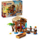 Lego One Piece - La capanna del Villaggio Foosha - Lego 75636 con Barca, Minifigure di Luffy, Shanks e Makino Anni 8+ 299pz