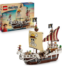 Lego One Piece - La nave pirata Going Merry - Lego 75639 con 5 Minifigure tra cui Luffy, Zoro e Nami Anni 10+ 1376pz