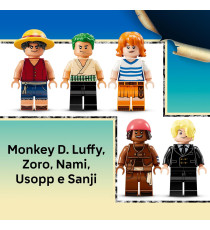 Lego One Piece - La nave pirata Going Merry - Lego 75639 con 5 Minifigure tra cui Luffy, Zoro e Nami Anni 10+ 1376pz