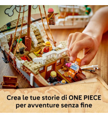 Lego One Piece - La nave pirata Going Merry - Lego 75639 con 5 Minifigure tra cui Luffy, Zoro e Nami Anni 10+ 1376pz
