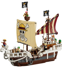 Lego One Piece - La nave pirata Going Merry - Lego 75639 con 5 Minifigure tra cui Luffy, Zoro e Nami Anni 10+ 1376pz