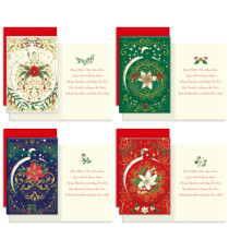 Biglietto auguri Babbo Natale - 11,7 x 17 cm verticale - fantasie assortite - Kartos